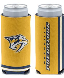 Nashville Predators 12 oz Yellow Slim Can Cooler Holder