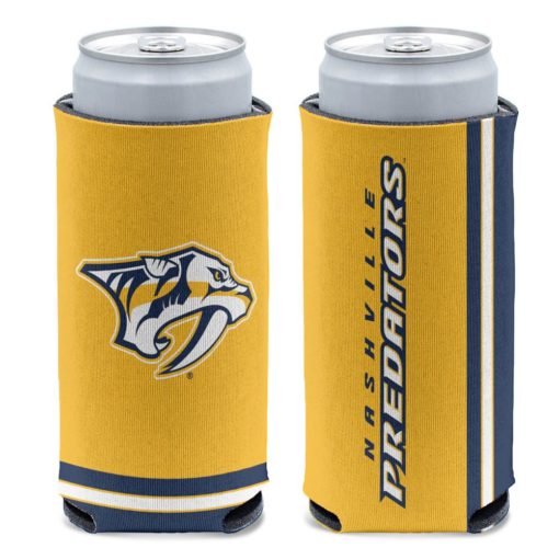 Nashville Predators 12 oz Yellow Slim Can Cooler Holder