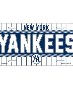 New York Yankees Pinstripe Plastic License Plate