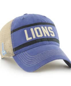 Detroit Lions 47 Brand Vintage Blue Juncture Mesh Snapback Hat