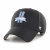 Detroit Lions 47 Brand Classic Black MVP Adjustable Hat