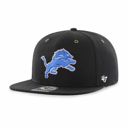Detroit Lions Carhartt 47 Brand Captain Black Adjustable Hat - Image 3