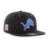 Detroit Lions Carhartt 47 Brand Captain Black Adjustable Hat