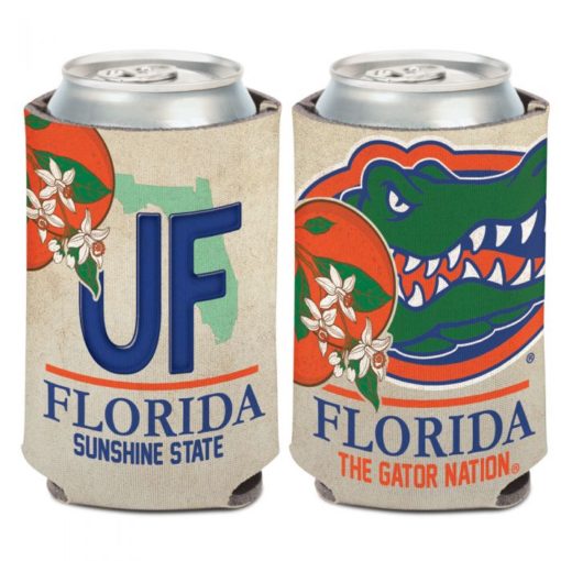 Florida Gators 12 oz State Plate Can Cooler Holder