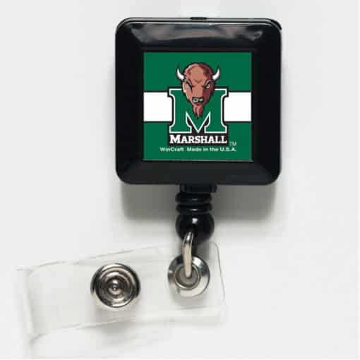 Marshall Thundering Herd Retractable Badge Holder