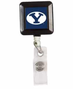 Brigham Young Cougars Navy Blue Retractable Badge Holder