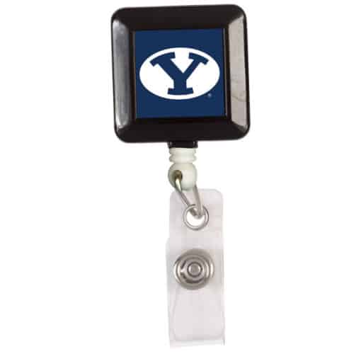 Brigham Young Cougars Navy Blue Retractable Badge Holder