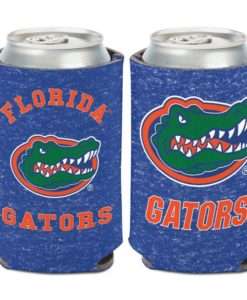 Florida Gators 12 oz Heather Blue Can Cooler Holder