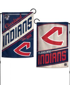Cleveland Indians 12.5″x18″ 2 Sided Cooperstown Garden Flag