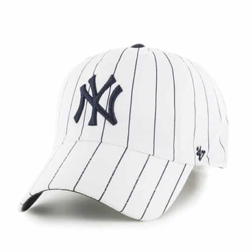 New York Yankees 47 Brand White Pinstripe Franchise Fitted Hat