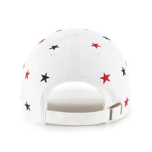 Detroit Tigers Women's 47 Brand Stars Red White Blue Clean Up Adjustable Hat - Image 2
