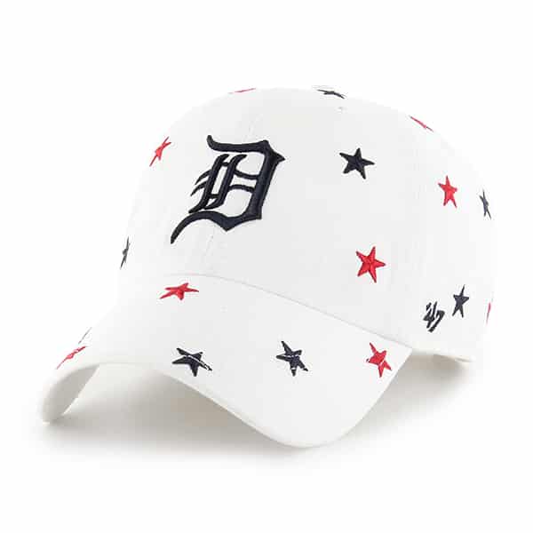 Detroit Tigers Women's 47 Brand Stars Red White Blue Clean Up