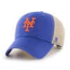 New York Mets 47 Brand Blue MVP Mesh Snapback Hat