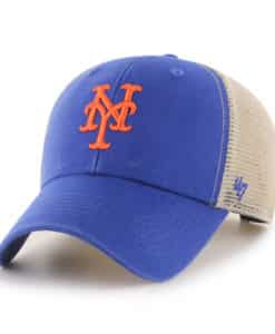 New York Mets 47 Brand Blue MVP Mesh Snapback Hat