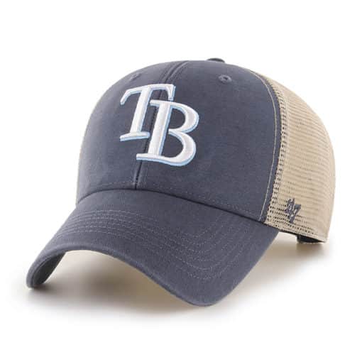 Tampa Bay Rays 47 Brand Vintage Navy MVP Mesh Snapback Hat