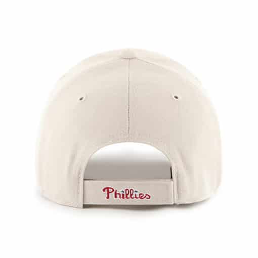 Philadelphia Phillies 47 Brand Bone MVP Adjustable Hat - Image 2