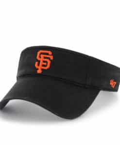 San Francisco Giants 47 Brand Black VISOR Clean Up Adjustable Hat