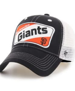 San Francisco Giants KIDS 47 Brand Black Woodlawn MVP Adjustable Hat