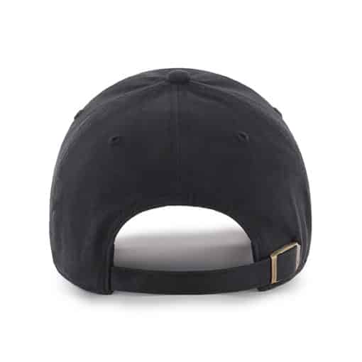 Detroit Lions Women's 47 Brand Black Blue Miata Clean Up Adjustable Hat - Image 2