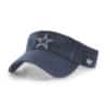 Dallas Cowboys 47 Brand Navy VISOR Clean Up Adjustable Hat