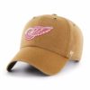 Detroit Red Wings Carhartt 47 Brand Brown Clean Up Adjustable Hat