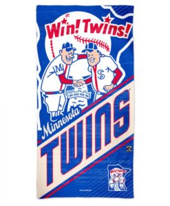 Minnesota Twins 30" x 60" Cooperstown Spectra Beach Towel