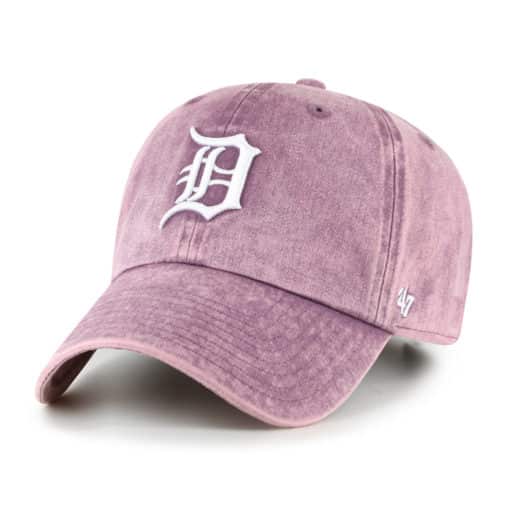 Detroit Tigers Women's 47 Brand Vintage Purple Clean Up Adjustable Hat