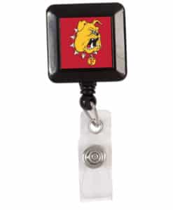 Ferris State Bulldogs Red Retractable Badge Holder