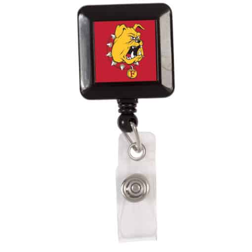 Ferris State Bulldogs Red Retractable Badge Holder