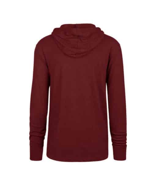 Washington Football Classic Men's 47 Brand End Line Crimson Pullover Hoodie - Image 2