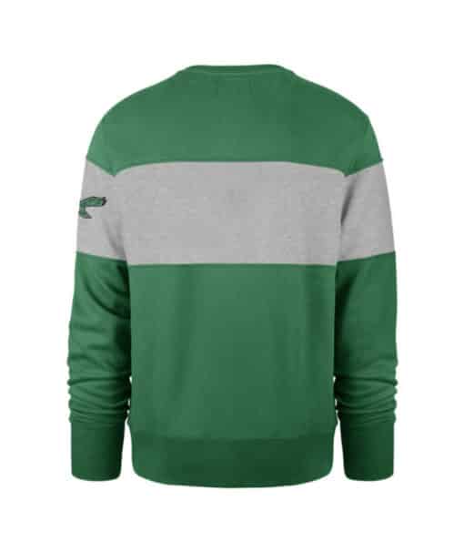 Philadelphia Eagles Men's 47 Brand Classic Green Crew Long Sleeve Sweatshirt - Image 2