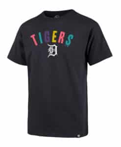 Detroit Tigers KIDS 47 Brand Navy Technicolor T-Shirt Tee