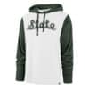 Michigan State Spartans Men's 47 Brand White Hoodie Pullover Long Sleeve Tee