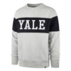 Yale Bulldogs Men's 47 Brand Gray Crew Long Sleeve Pullover