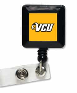 VCU Rams Yellow Retractable Badge Holder