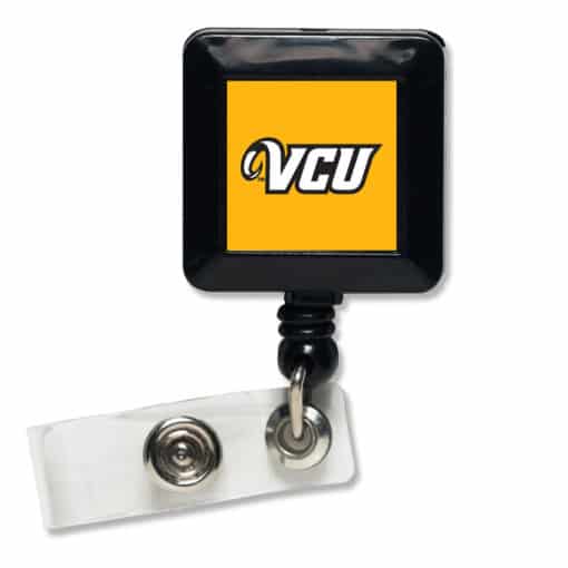 VCU Rams Yellow Retractable Badge Holder