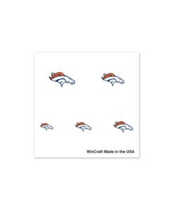 Denver Broncos Fingernail Tattoos