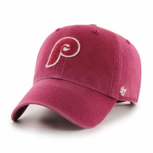 Philadelphia Phillies 47 Brand Cooperstown Mclean Cardinal Clean Up Adjustable Hat