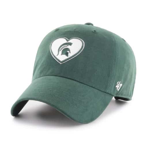 Michigan State Spartans Women's 47 Brand Dark Green Courtney Clean Up Adjustable Hat