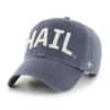 Michigan Wolverines 47 Brand Hail Vintage Navy Clean Up Adjustable Hat