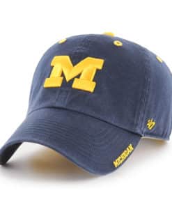 Michigan Wolverines 47 Brand Navy Ice Clean Up Adjustable Hat