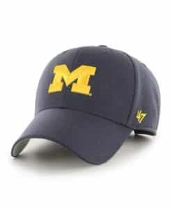 Michigan Wolverines 47 Brand Navy MVP Adjustable Hat