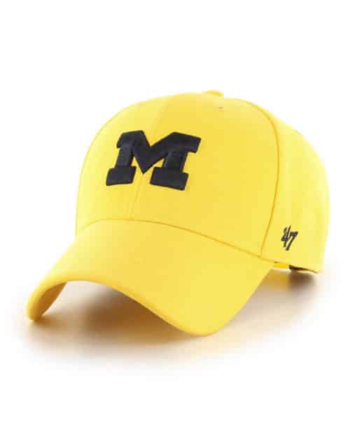 Michigan Wolverines 47 Brand Yellow MVP Snapback Hat