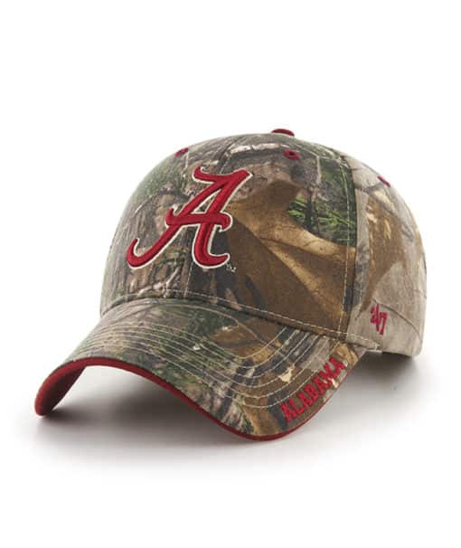 Alabama Crimson Tide 47 Brand Realtree Camo Frost MVP Adjustable Hat