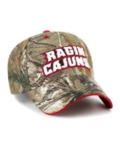 Louisiana Ragin Cajuns 47 Brand Realtree Camo Frost MVP Adjustable Hat