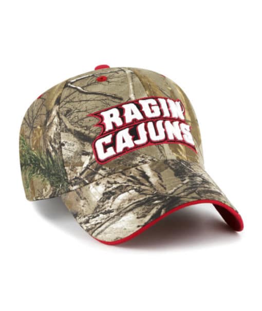 Louisiana Ragin Cajuns 47 Brand Realtree Camo Frost MVP Adjustable Hat