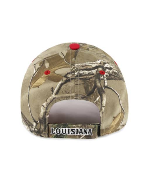 Louisiana Ragin Cajuns 47 Brand Realtree Camo Frost MVP Adjustable Hat - Image 2