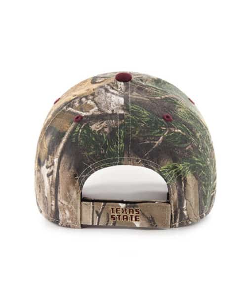 Texas State Bobcats 47 Brand Realtree Camo Frost MVP Adjustable Hat - Image 2