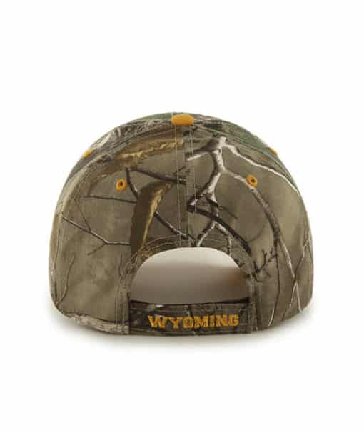 Wyoming Cowboys 47 Brand Realtree Camo Frost MVP Adjustable Hat - Image 2