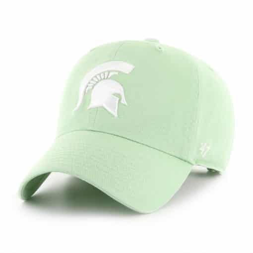 Michigan State Spartans Women's 47 Brand Hemlock Green Clean Up Adjustable Hat